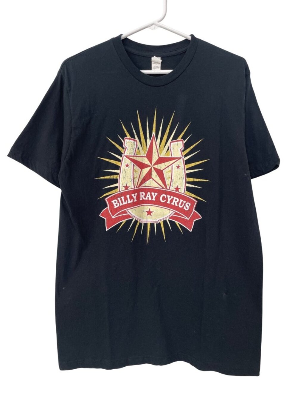 Tultex Graphic Tee Large Billy Ray Cyrus Tour 2007 Crewneck Concert Merchandise